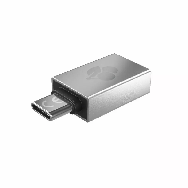 CHERRY 61710036 lyties keitiklis USB-A USB-C sidabrinis