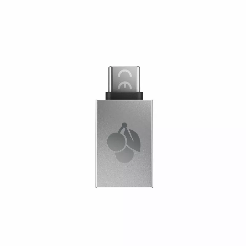 CHERRY 61710036 lyties keitiklis USB-A USB-C sidabrinis