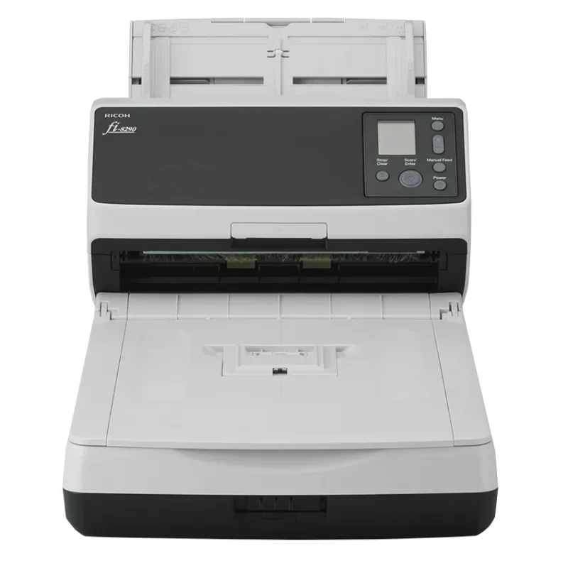 Ricoh fi-8290 ADF + rankinis tiektuvas skaitytuvas 600 x 600 DPI A4 juoda, pilka