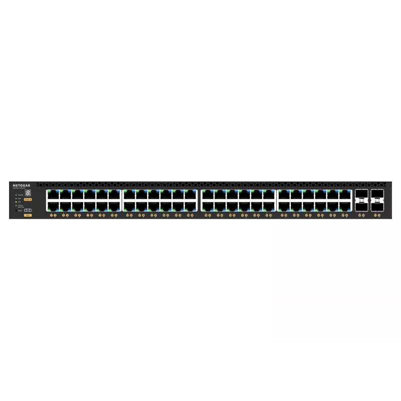 NETGEAR M4350-48G4XF valdomas L3 Gigabit Ethernet (10/100/1000) Power over Ethernet (PoE) 1U juodas