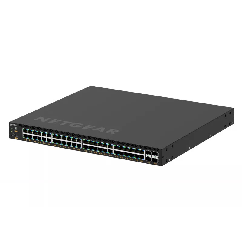 NETGEAR M4350-48G4XF valdomas L3 Gigabit Ethernet (10/100/1000) Power over Ethernet (PoE) 1U juodas