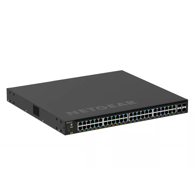 NETGEAR M4350-48G4XF valdomas L3 Gigabit Ethernet (10/100/1000) Power over Ethernet (PoE) 1U juodas