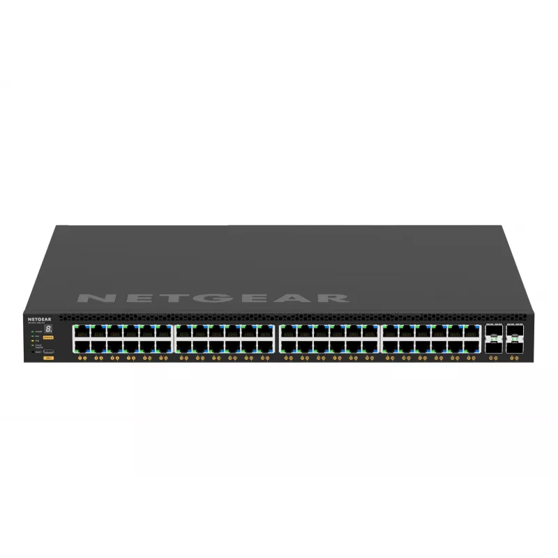 NETGEAR M4350-48G4XF valdomas L3 Gigabit Ethernet (10/100/1000) Power over Ethernet (PoE) 1U juodas