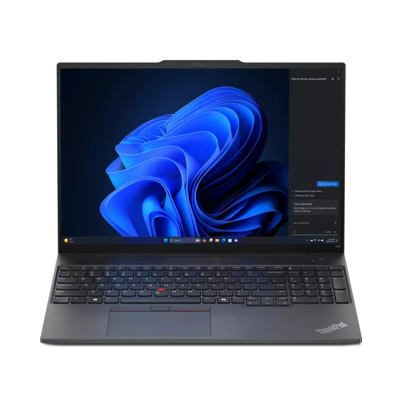 Lenovo ThinkPad E16 Intel Core Ultra 5 125U nešiojamas kompiuteris 40,6 cm (16 colių) WUXGA 16 GB DDR5-SDRAM 512 GB SSD Wi-Fi 6E (802.11ax) Windows 11 Pro juoda