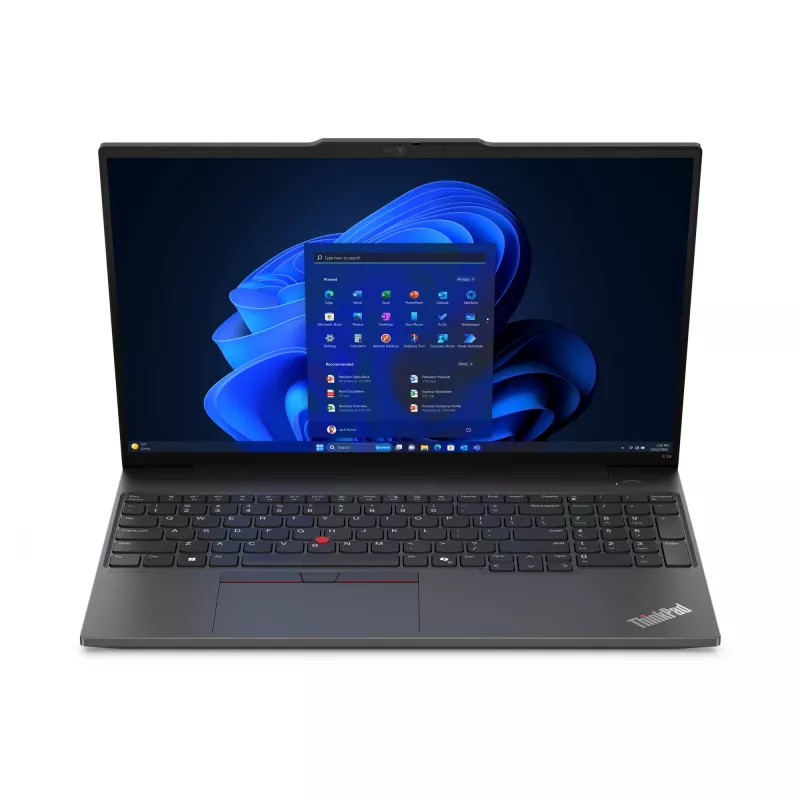 Lenovo ThinkPad E16 Intel Core Ultra 5 125U nešiojamas kompiuteris 40,6 cm (16 colių) WUXGA 16 GB DDR5-SDRAM 512 GB SSD Wi-Fi 6E (802.11ax) Windows 11 Pro juoda