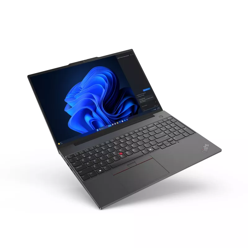 Lenovo ThinkPad E16 Intel Core Ultra 5 125U nešiojamas kompiuteris 40,6 cm (16 colių) WUXGA 16 GB DDR5-SDRAM 512 GB SSD Wi-Fi 6E (802.11ax) Windows 11 Pro juoda