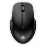HP 430 belaidė pelė keliems įrenginiams, ambidekstrinė, optinė, RF belaidė + Bluetooth, 1200 DPI, juoda