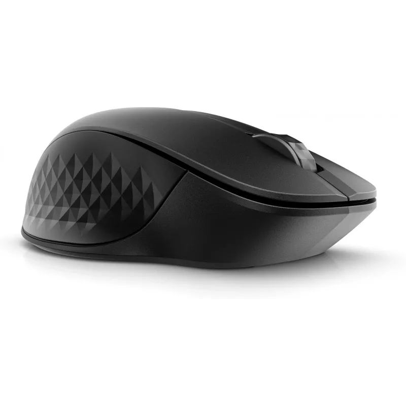 HP 430 belaidė pelė keliems įrenginiams, ambidekstrinė, optinė, RF belaidė + Bluetooth, 1200 DPI, juoda
