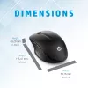 HP 430 belaidė pelė keliems įrenginiams, ambidekstrinė, optinė, RF belaidė + Bluetooth, 1200 DPI, juoda