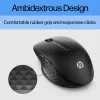 HP 430 belaidė pelė keliems įrenginiams, ambidekstrinė, optinė, RF belaidė + Bluetooth, 1200 DPI, juoda
