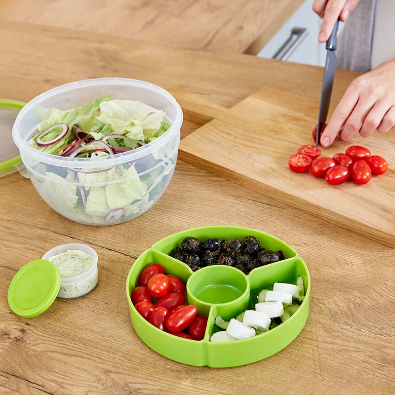 EMSA CLIP & GO salotų dėžutė XL apvali 2,6 l
