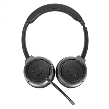 Targus AEH104GL ausinės / laisvų rankų įranga Laidinės ir belaidės Ant galvos Skambučiai / Muzika USB Type-C Bluetooth Juoda