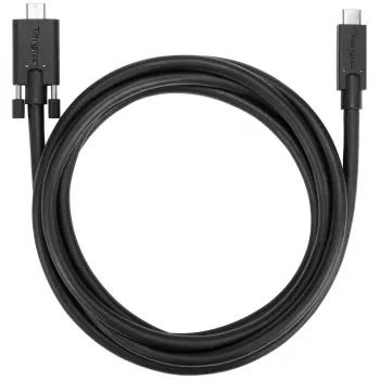 Targus ACC1122GLX USB laidas USB 3.2 Gen 1 (3.1 Gen 1) 1,8 m USB C juodas