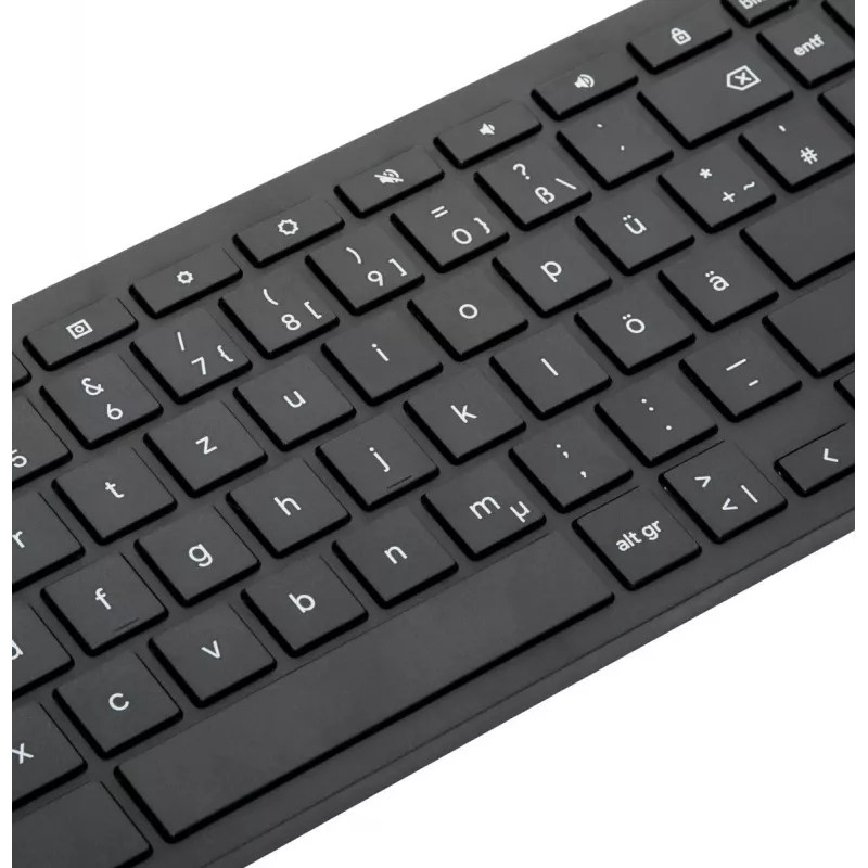 Targus klaviatūra Namų Bluetooth QWERTZ Vokiška Juoda Pilno dydžio