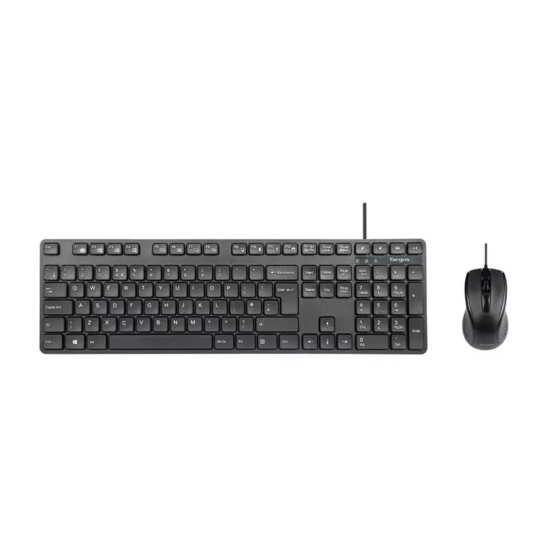 Targus AKM622ES klaviatūra Su pele Universali USB QWERTY Ispaniška Juoda
