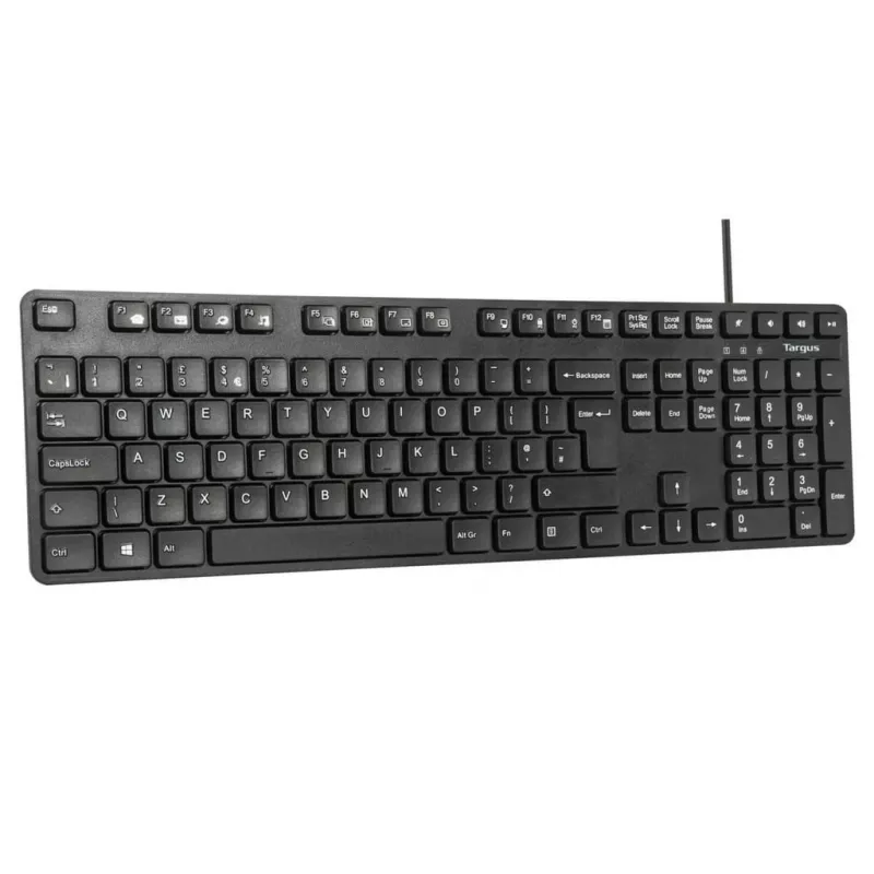 Targus AKM622ES klaviatūra Su pele Universali USB QWERTY Ispaniška Juoda