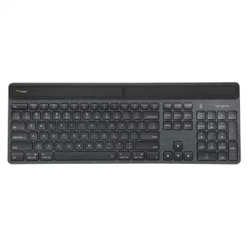 Targus Sustainable Energy Harvesting EcoSmart klaviatūra Universal Bluetooth QWERTY Nordic Juoda