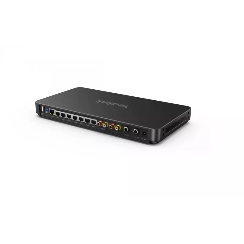 Yealink AVHub, Juoda, Maitinimas, 6,3 mm / RCA, 6,3 mm, 6,3 mm, 2,31 kg