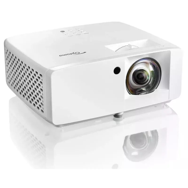 Trumpo fokusavimo projektorius OPTOMA GT2000HDR — 3500 ANSI liumenų, DLP, 1080p, 0,496:1 projekcijos santykis, lazerinis šviesos šaltinis