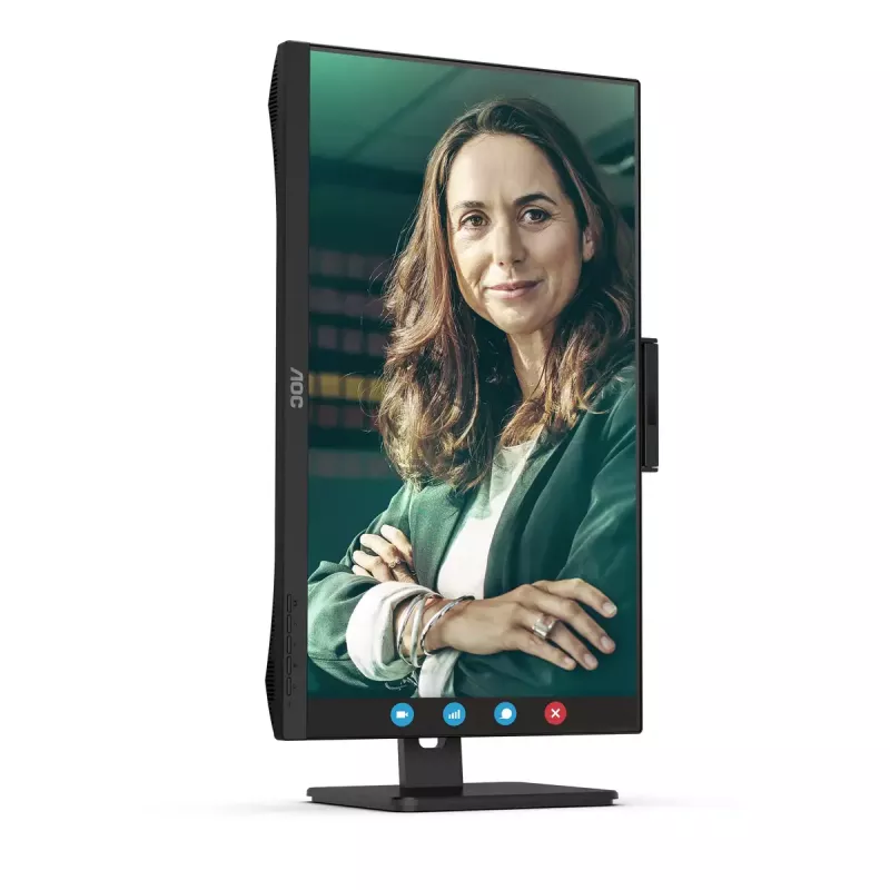 AOC Q27P3CW kompiuterio monitorius 68,6 cm (27 colių) 2560 x 1440 pikselių Quad HD LED juodas