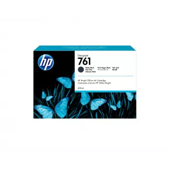 HP 761 400-ml matinio juodo rašalo kasetė, skirta DesignJet