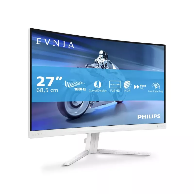 Philips Evnia 5000 27M2C5201L/00 kompiuterio monitorius 68,6 cm (27 colių) 1920 x 1080 pikselių Full HD LCD baltas