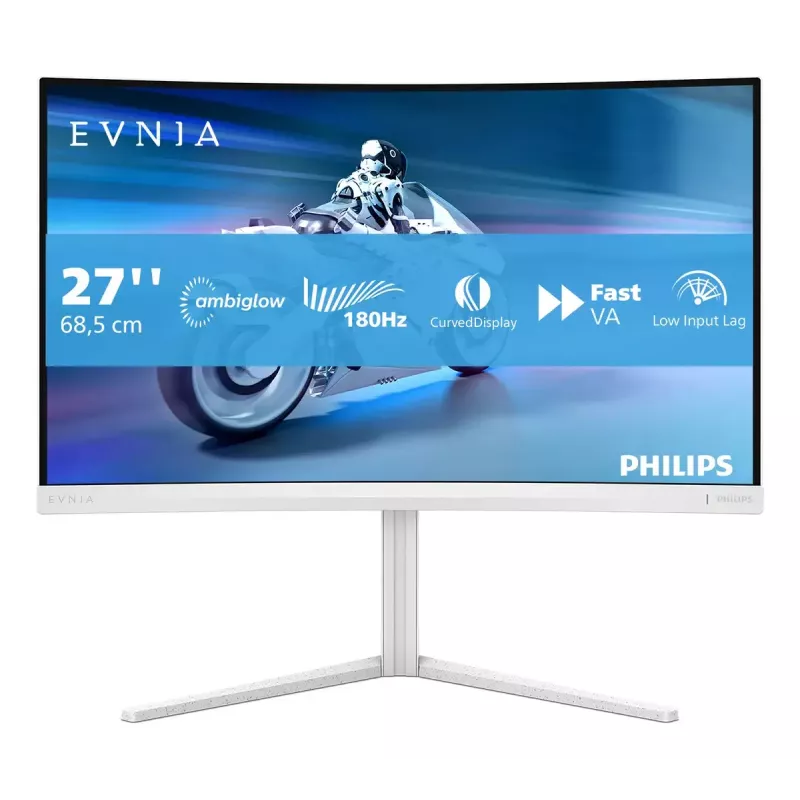 Philips Evnia 5000 27M2C5201L/00 kompiuterio monitorius 68,6 cm (27 colių) 1920 x 1080 pikselių Full HD LCD baltas