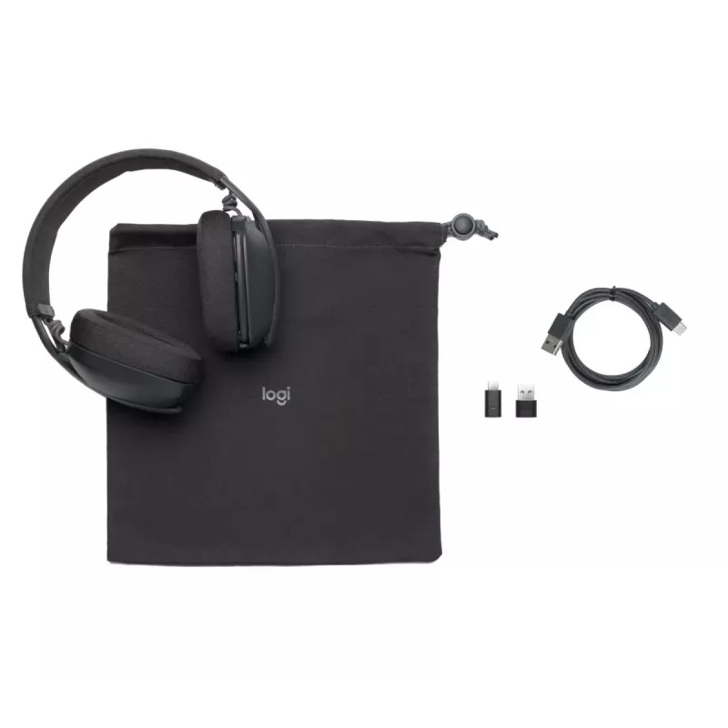 LOGITECH ausinės - Zone Vibe - belaidės - grafito spalvos (UC versija)