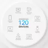 TP-Link AX1500 „Whole Home“ tinklo Wi-Fi 6 sistema, 3 vnt. pakuotė, balta, vidinė, tinklo sistema, maitinimas, dviejų juostų (2,4 GHz / 5 GHz), Wi-Fi 6 (802.11ax)