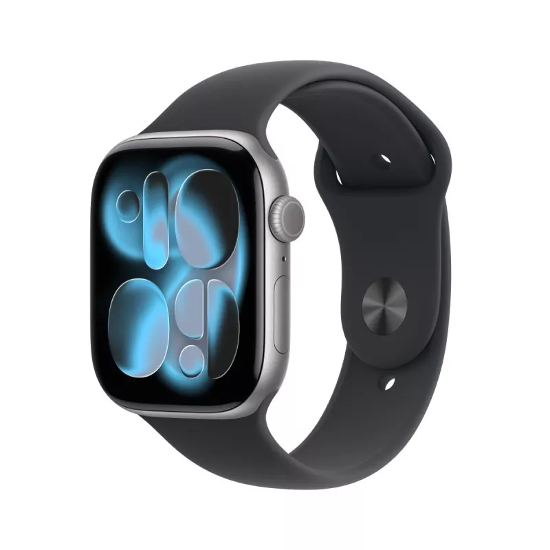 APPLE Watch Series 11 GPS + Cellular 46mm Space Grey Aluminium Case With Black Sport Band S/M