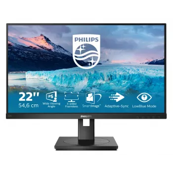Philips S Line 222S1AE/00 kompiuterio monitorius 54,6 cm (21,5 colio) 1920 x 1080 pikselių Full HD LCD juodas