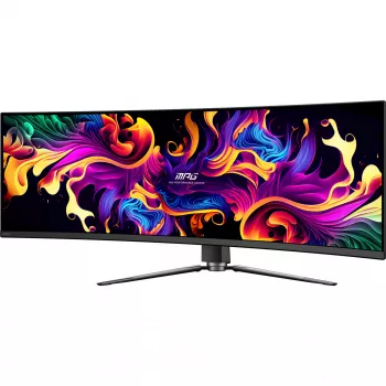 MSI MPG 491CQPXDE QD-OLED kompiuterio monitorius 124,5 cm (49 col.) 5120 x 1440 pikseliai Dual QHD Juodas