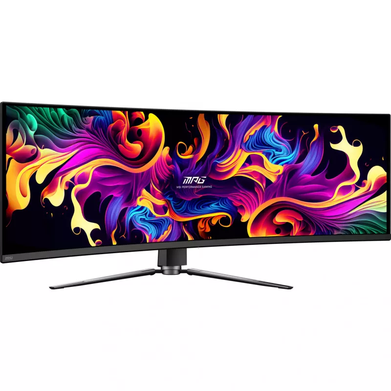 MSI MPG 491CQPXDE QD-OLED kompiuterio monitorius 124,5 cm (49 col.) 5120 x 1440 pikseliai Dual QHD Juodas