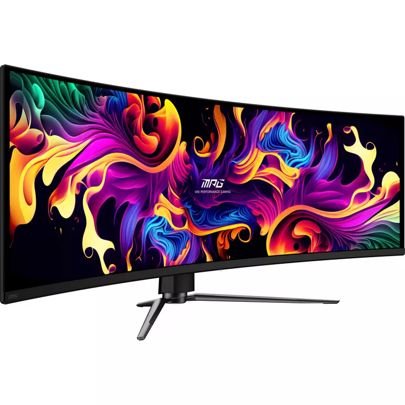MSI MPG 491CQPXDE QD-OLED kompiuterio monitorius 124,5 cm (49 col.) 5120 x 1440 pikseliai Dual QHD Juodas
