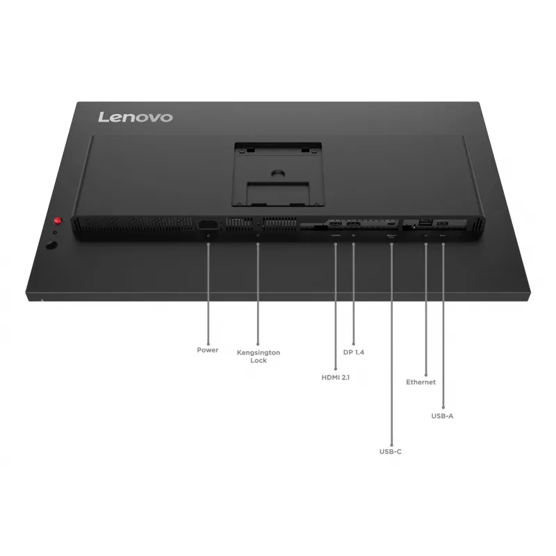 Monitorius Lenovo ThinkVision T27UD-40, 68,6 cm (27 col.), 3840 x 2160 pikselių, 4K Ultra HD, LCD, 6 ms, juodas