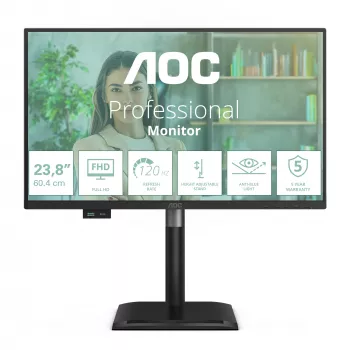 AOC 24P4U kompiuterio monitorius 60,5 cm (23,8 colio) 1920 x 1080 pikselių Full HD juodas