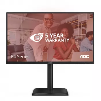 AOC E4 24E4CV kompiuterio monitorius 60,5 cm (23,8 colio) 1920 x 1080 pikselių Full HD LED juodas