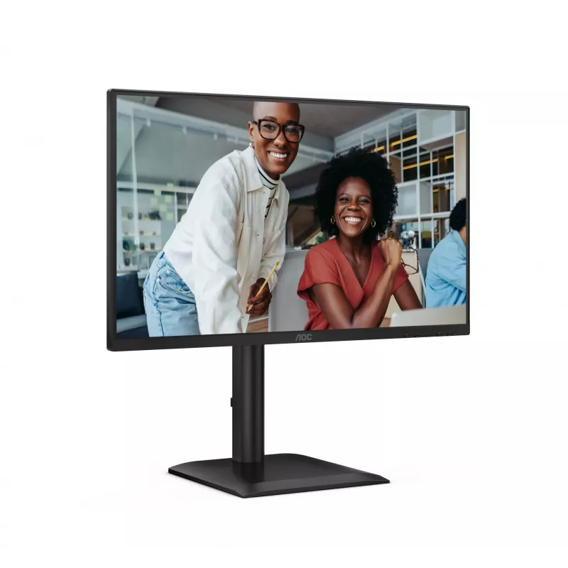 AOC E4 24E4CV kompiuterio monitorius 60,5 cm (23,8 colio) 1920 x 1080 pikselių Full HD LED juodas