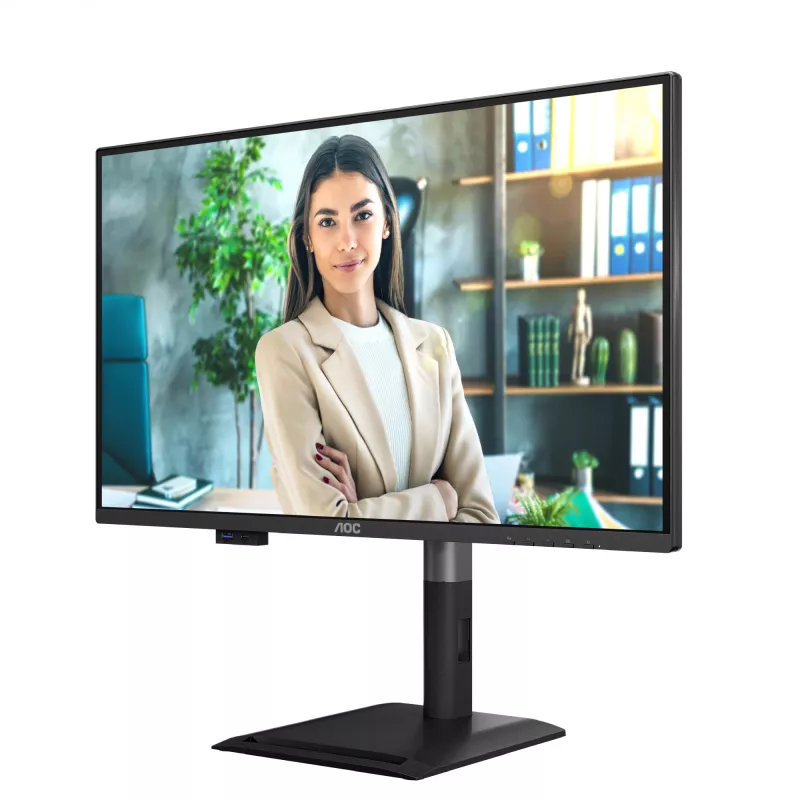 AOC Q27P4U kompiuterio monitorius 68,6 cm (27 colių) 2560 x 1440 pikselių Wide Quad HD juodas