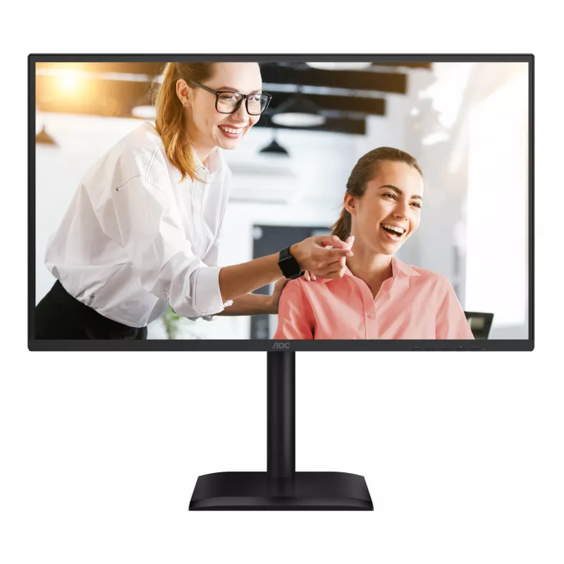 AOC E4 Q27E4CV kompiuterio monitorius 68,6 cm (27 col.) 2560 x 1440 pikselių Quad HD LED juodas