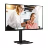 AOC E4 Q27E4CV kompiuterio monitorius 68,6 cm (27 col.) 2560 x 1440 pikselių Quad HD LED juodas