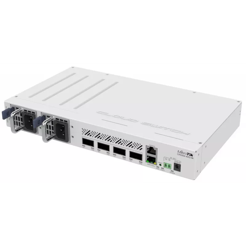 Valdomas L3 komutatorius MikroTik CRS504-4XQ-IN