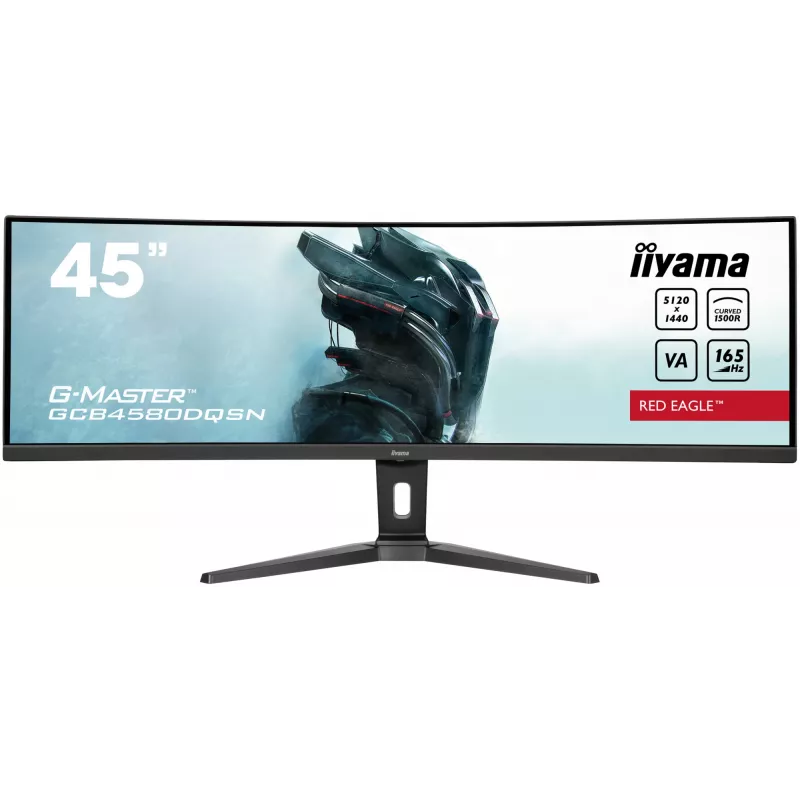 iiyama G-MASTER RED EAGLE CURVED kompiuterio monitorius 113 cm (44,5 colio) 5120 x 1440 pikselių Dual QHD LED juodas