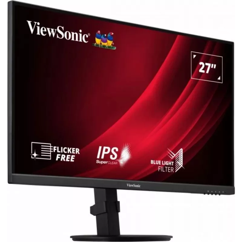 Viewsonic VG Series VG2709-2K-MHD-2 kompiuterio monitorius 68,6 cm (27 colių) 2560 x 1440 pikselių Quad HD LED juodas