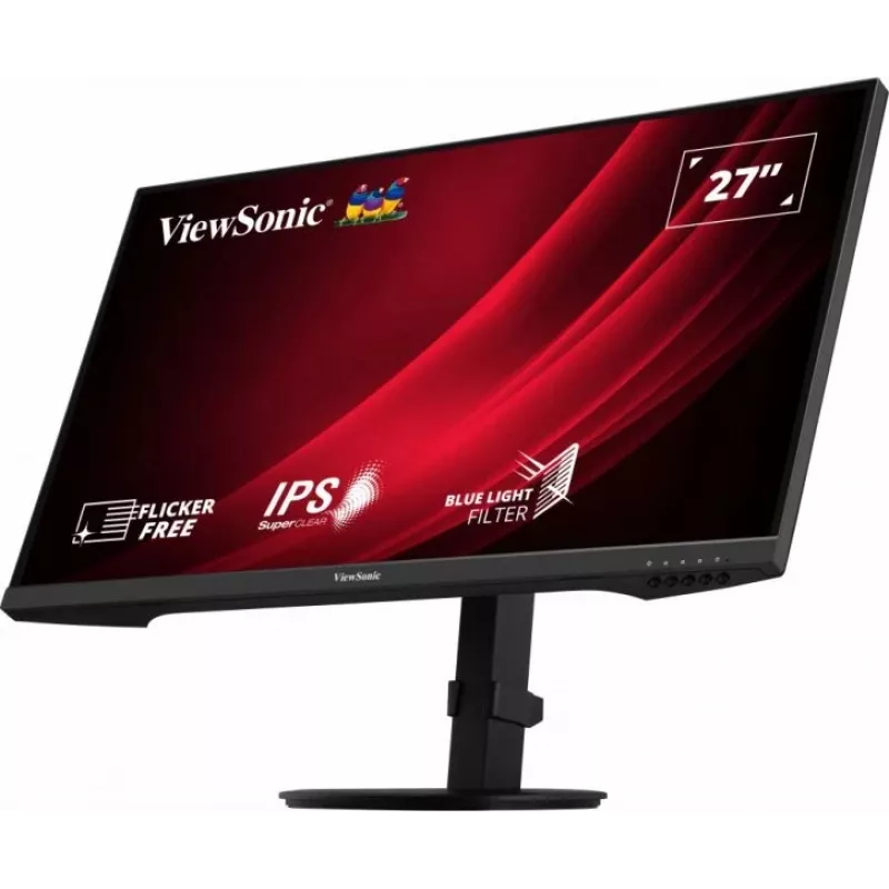 Viewsonic VG Series VG2709-2K-MHD-2 kompiuterio monitorius 68,6 cm (27 colių) 2560 x 1440 pikselių Quad HD LED juodas