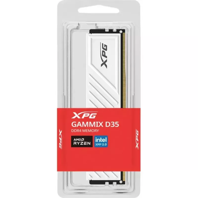DIMM 32 GB DDR4-3200 , Arbeitsspeicher weiß, AX4U320032G16A-SWHD35, XPG GAMMIX D35, INTEL XMP