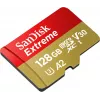 WESTERN DIGITAL Extreme microSDXC 128GB SD adapteris veiksmo kameroms ir dronams 170MB/s 80MB/s A2 C10 V30 UHS-I U3
