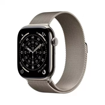 APPLE Watch Series 11 GPS + Cellular 46mm natūralus titano korpusas su natūralia Milano kilpa M/L