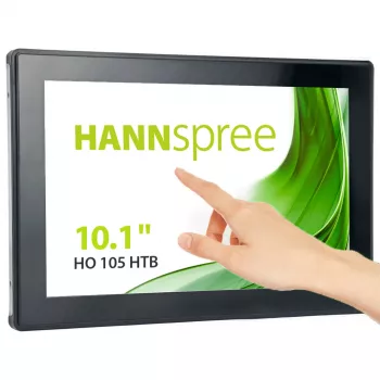 Hannspree Open Frame HO 105 HTB Skaitmeninės reklamos plokščiasis ekranas 25,6 cm (10,1 colio) LCD 350 cd/m² HD Juodas Liečiamas