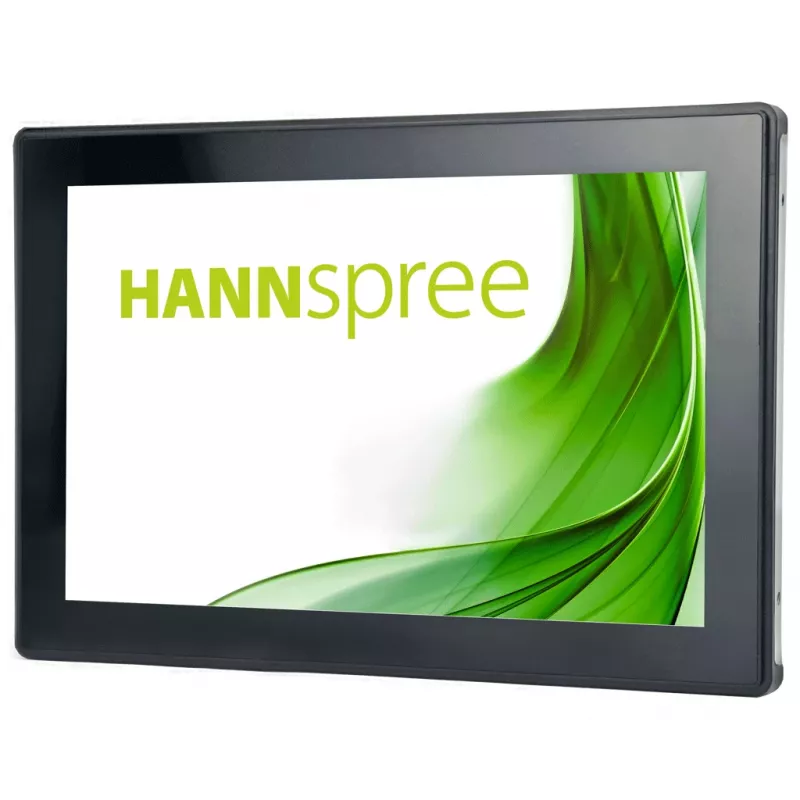 Hannspree Open Frame HO 105 HTB Skaitmeninės reklamos plokščiasis ekranas 25,6 cm (10,1 colio) LCD 350 cd/m² HD Juodas Liečiamas